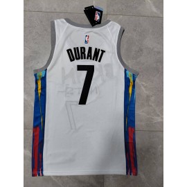 Camiseta Kevin Durant #7 Brooklyn Nets 22/23 Blanco City Edition Camiseta Kevin Durant #7 Brooklyn Nets 22/23 Blanco City Edition