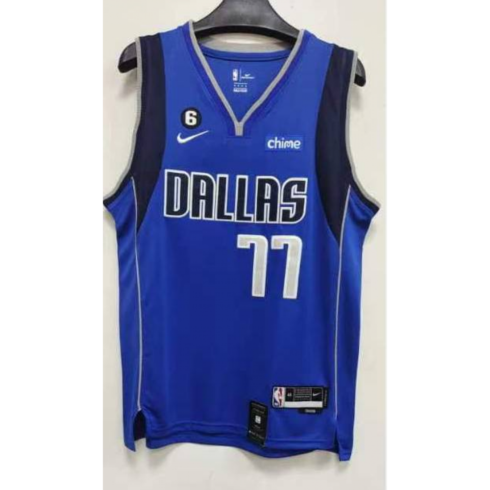Camiseta Luka Doncic #77 Dallas Mavericks 22/23 Azul