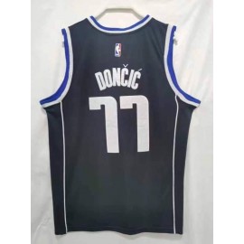 Camiseta Luka Doncic #77 Dallas Mavericks 22/23 Negro Camiseta Luka Doncic #77 Dallas Mavericks 22/23 Negro