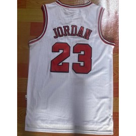 Camiseta Michael Jordan #23 Chicago Bulls Retro Blanco La Final Camiseta Michael Jordan #23 Chicago Bulls Retro Blanco La Final