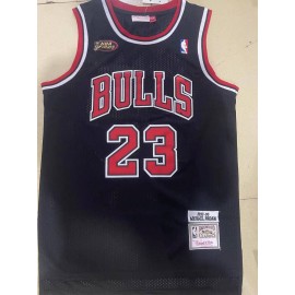 Camiseta Michael Jordan #23 Chicago Bulls Retro Negro La Final