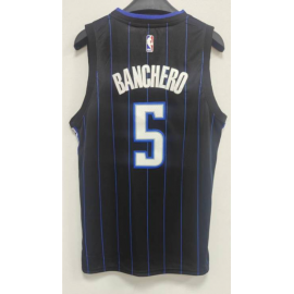 Camiseta Paolo Banchero #5 Orlando Magic 22/23 Negro Camiseta Paolo Banchero #5 Orlando Magic 22/23 Negro