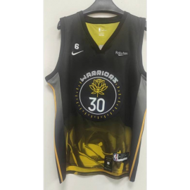 Camiseta Stephen Curry #30 Golden State Warriors 2023 Negro City Edition