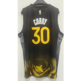 Camiseta Stephen Curry #30 Golden State Warriors 2023 Negro City Edition Camiseta Stephen Curry #30 Golden State Warriors 2023 Negro City Edition