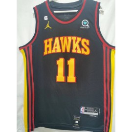 Camiseta Trae Young #11 Atlanta Hawks 22/23 Negro