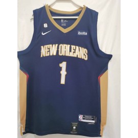 Camiseta Zion Williamson #1 New Orleans Pelicans 22/23 Azul