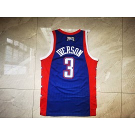 Camiseta Allen Iverson #3 All Star 2004 Azul Camiseta Allen Iverson #3 All Star 2004 Azul