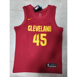 Camiseta Donovan Mitchell #45 Cleveland Cavaliers 22/23 Rojo Fan Edition