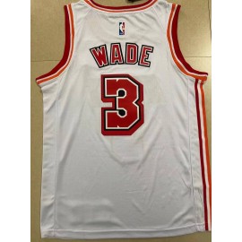 Camiseta Dwyane Wade #3 Miami Heat 2022 Blanco Fan Edition Camiseta Dwyane Wade #3 Miami Heat 2022 Blanco Fan Edition