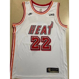 Camiseta Jimmy Butler #22 Miami Heat 22/23 Blanco Fan Edition