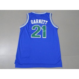 Camiseta Kevin Garnett #21 Minnesota Timberwolves Azul