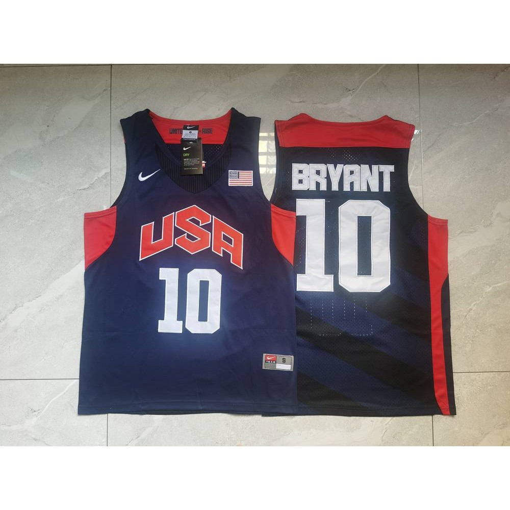 Camiseta Kobe Bryant #10 Dream Team Azul Negro