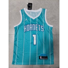 Camiseta LaMelo Ball #1 Charlotte Hornets 2022 Verde Fan Edition