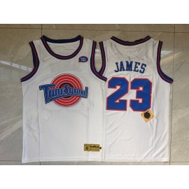Camiseta Lebron James #23 TuneSquad Blanco