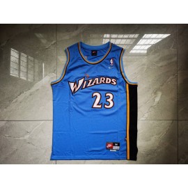 Camiseta Michael Jordan #23 Washington Wizards Azul Camiseta Michael Jordan #23 Washington Wizards Azul