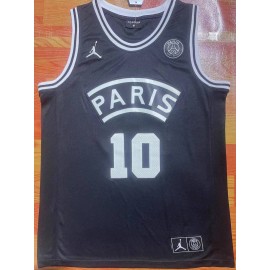  Camiseta NeymarJR #10 PSG Negro