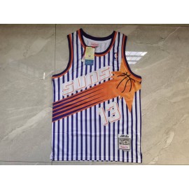 Camiseta Steve Nash #13 Phoenix Suns Blanco/Azul Camiseta Steve Nash #13 Phoenix Suns Blanco/Azul