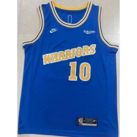 Camiseta Tim Hardaway #10 Golden State Warriors Azul Classic Edition