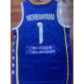 Camiseta Victor Wembanyama #1 Metropolis 92 Púrpura