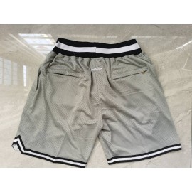 Pantalon Corto De Bolsillo Brooklyn Nets Gris