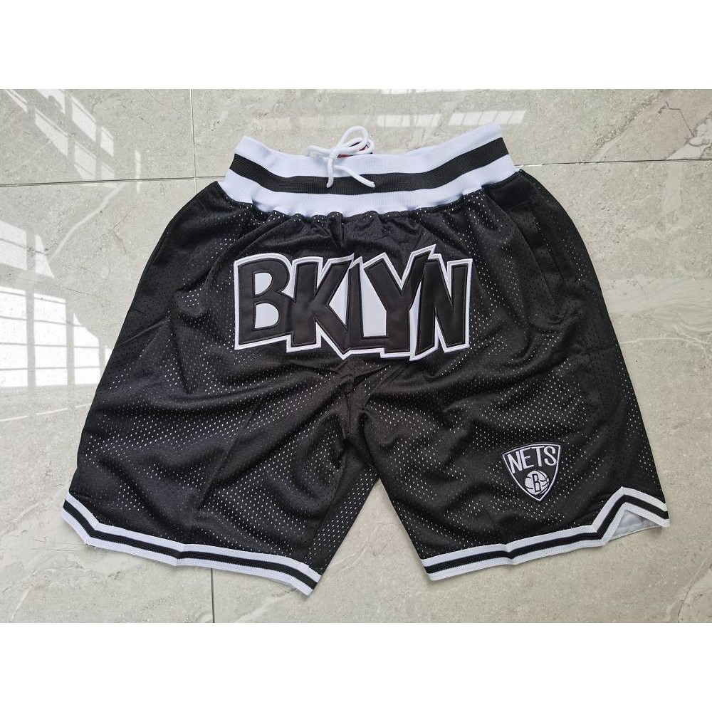 Pantalon Corto De Bolsillo Brooklyn Nets Negro Pantalon Corto De Bolsillo Brooklyn Nets Negro