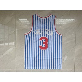 Camiseta Allen Iverson #3 Philadelphia 76ers Azul/Blanco Classic Edition Camiseta Allen Iverson #3 Philadelphia 76ers Azul/Blanco Classic Edition