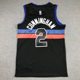 Camiseta Cade Cunningham #2 Detroit Pistons Negro Statement Edition Camiseta Cade Cunningham #2 Detroit Pistons Negro Statement Edition