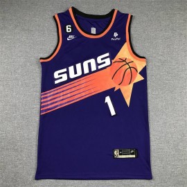Camiseta Devin Booker #1 Phoenix Suns Púrpura Classic Edition