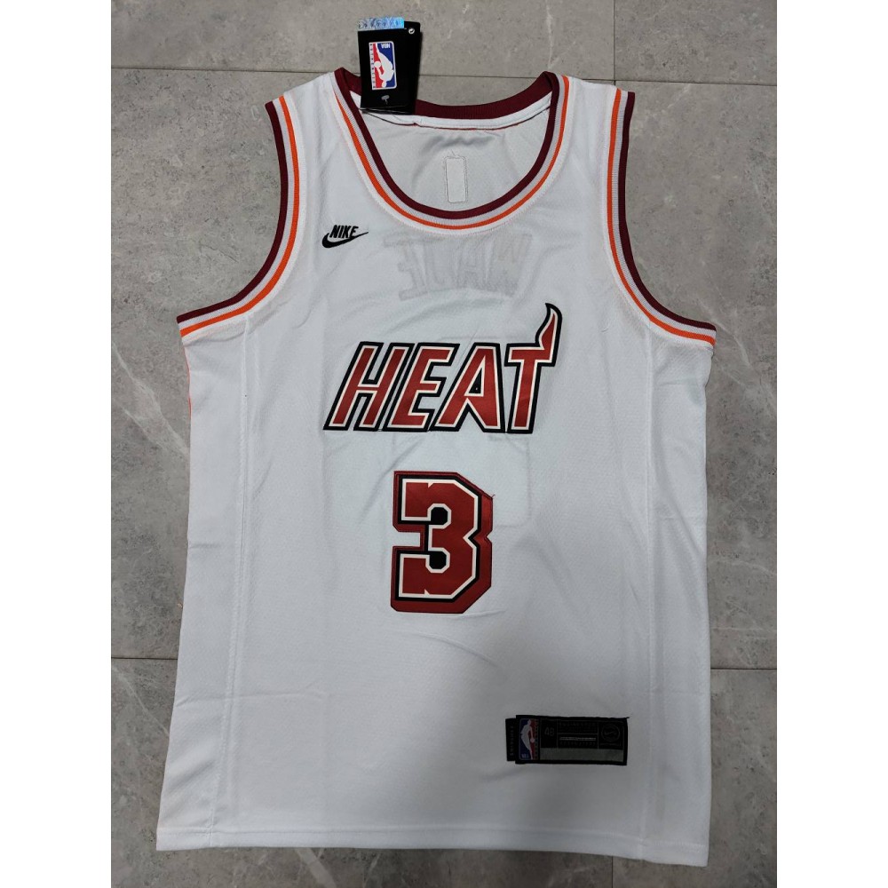 Camiseta Dwyane Wade #3 Miami Heat 22/23 Blanco Camiseta Dwyane Wade #3 Miami Heat 22/23 Blanco
