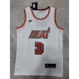 Camiseta Dwyane Wade #3 Miami Heat 22/23 Blanco