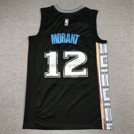 Camiseta Ja Morant #12 Memphis Grizzlies 2023 Negro City Edition Camiseta Ja Morant #12 Memphis Grizzlies 2023 Negro City Edition