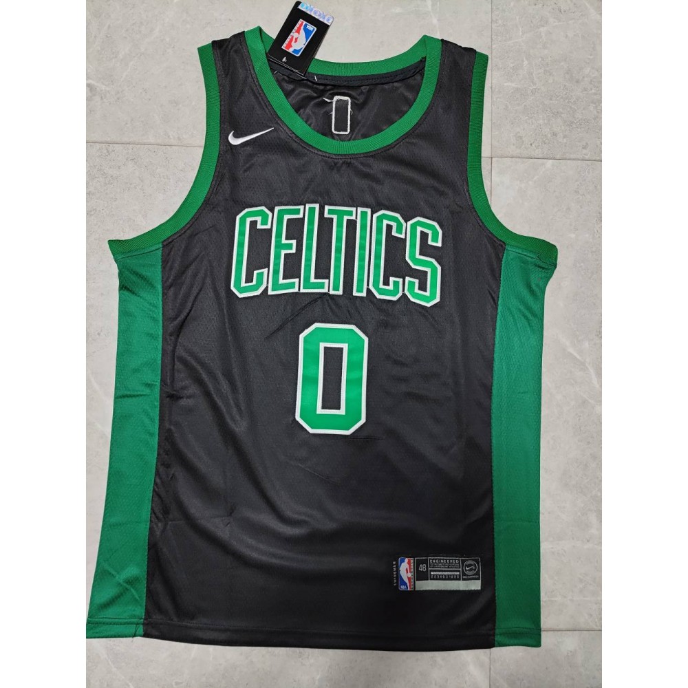 Camiseta Jayson Tatum #0 Boston Celtics 22/23 Negro Fan Edition Camiseta Jayson Tatum #0 Boston Celtics 22/23 Negro Fan Edition