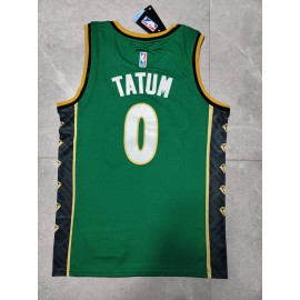 Camiseta Jayson Tatum #0 Boston Celtics 22/23 Verde Camiseta Jayson Tatum #0 Boston Celtics 22/23 Verde
