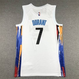 Camiseta Kevin Durant #7 Brooklyn Nets 2023 Blanco City Edition Camiseta Kevin Durant #7 Brooklyn Nets 2023 Blanco City Edition