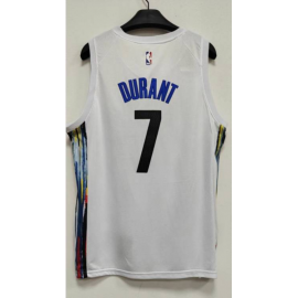 Camiseta Kevin Durant #7 Brooklyn Nets 2023 Blanco City Edition Camiseta Kevin Durant #7 Brooklyn Nets 2023 Blanco City Edition