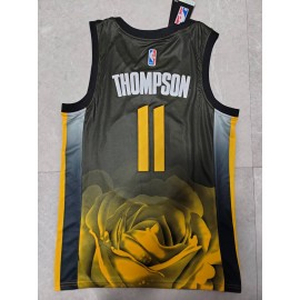 Camiseta Klay Thompson #11 Golden State Warriors 22/23 Negro Camiseta Klay Thompson #11 Golden State Warriors 22/23 Negro