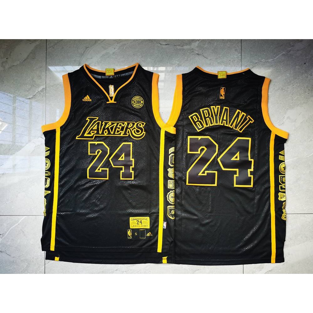 Camiseta Kobe Bryant #24 Los Angeles Lakers Negro Retirada Edition Camiseta Kobe Bryant #24 Los Angeles Lakers Negro Retirada Edition