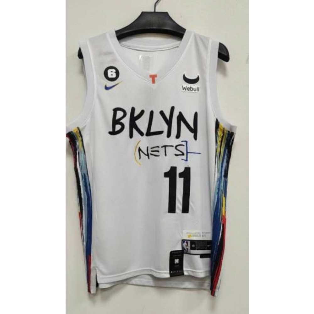 Camiseta Kyrie Irving #11 Brooklyn Nets 2023 Blanco City Edition Camiseta Kyrie Irving #11 Brooklyn Nets 2023 Blanco City Edition