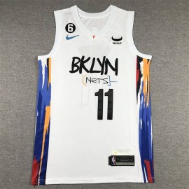 Camiseta Kyrie Irving #11 Brooklyn Nets 2023 Blanco City Edition
