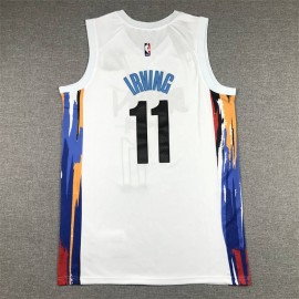 Camiseta Kyrie Irving #11 Brooklyn Nets 2023 Blanco City Edition Camiseta Kyrie Irving #11 Brooklyn Nets 2023 Blanco City Edition