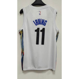 Camiseta Kyrie Irving #11 Brooklyn Nets 2023 Blanco City Edition Camiseta Kyrie Irving #11 Brooklyn Nets 2023 Blanco City Edition