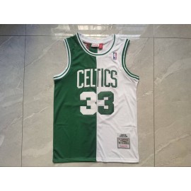 Camiseta Larry Bird #33 Chicago Bulls Blanco/Verde Camiseta Larry Bird #33 Chicago Bulls Blanco/Verde