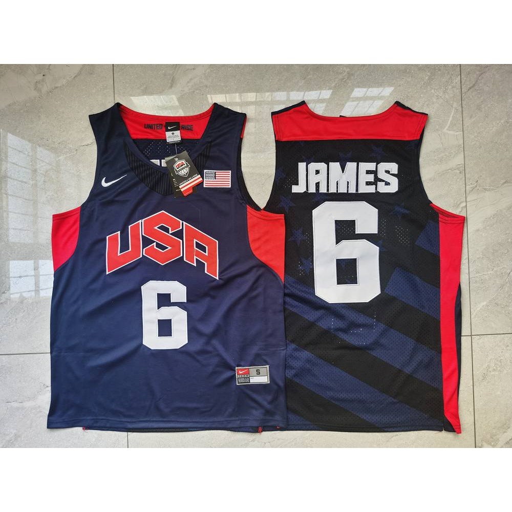 Camiseta Lebron James #6 Dream Team Azul Camiseta Lebron James #6 Dream Team Azul