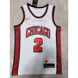 Camiseta Lonzo Ball #2 Chicago Bulls 22/23 Blanco