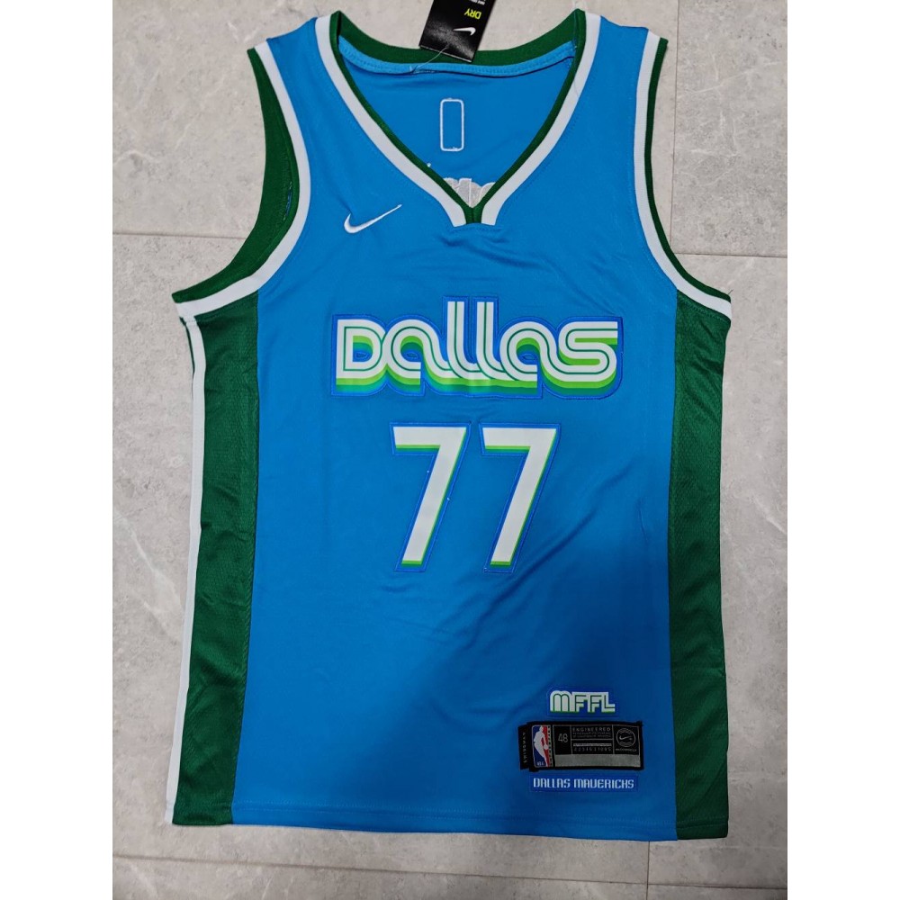 Camiseta Luka Doncic #77 Dallas Mavericks 22/23 Azul