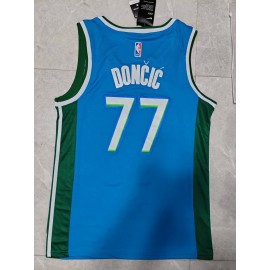 Camiseta Luka Doncic #77 Dallas Mavericks 22/23 Azul