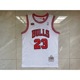 Camiseta Michael Jordan #23 Chicago Bulls 1998 Retro Blanco La Final Camiseta Michael Jordan #23 Chicago Bulls 1998 Retro Blanco La Final