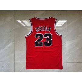 Camiseta Michael Jordan #23 Chicago Bulls Rojo Icon Oro Camiseta Michael Jordan #23 Chicago Bulls Rojo Icon Oro