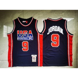 Camiseta Michael Jordan #9 USA Dream Team Azul