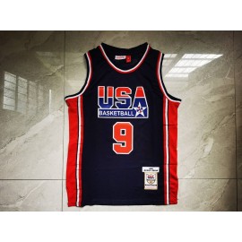 Camiseta Michael Jordan #9 USA Dream Team Azul Camiseta Michael Jordan #9 USA Dream Team Azul
